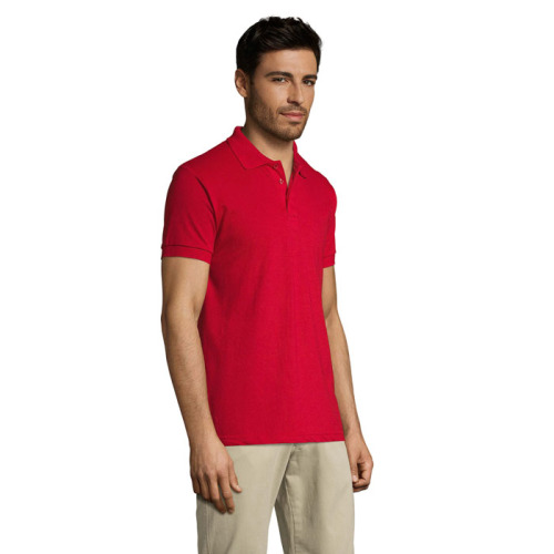 PRIME Męskie polo 200g Czerwony S00571-RD-4XL (2)