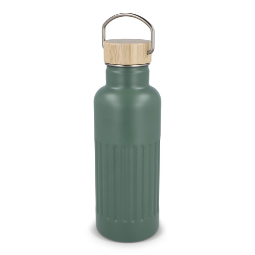 Butelka termiczna ze stali nierdzewnej pochodzącej z recyklingu, 500 ml Oliwkowa zieleń LT98699-N0043 