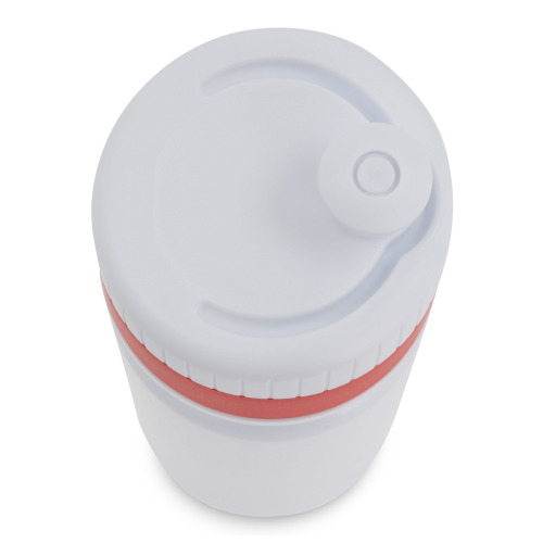 Bidon sportowy z obwódką  750ml Biały / czerwony LT98786-N0121 (3)