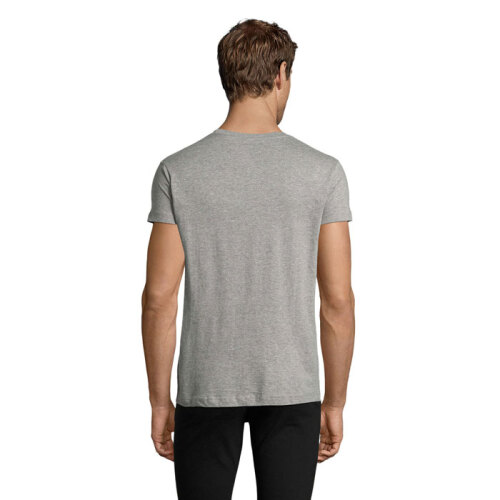 REGENT F Męski T-Shirt 150g szary melanż S00553-GM-XL (1)