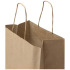 Kraft torba papierowa 80–90 g/m2 ze skręcanymi uchwytami — 25 x 15 x 32 cm Kraftowy brąz 1PQ01306 (3) thumbnail
