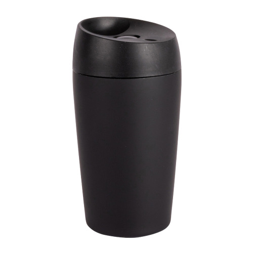Kubek podróżny Sagaform Loke z gumowanym wykończeniem 240 ml Czarny LT52107-N0002 