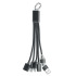 Brelok 3w1 kabel ładujący Czarny MO3150-03  thumbnail