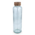 Butelka InSideOut z recyklingowanego szkła ReuuZ z drewnianym korkiem 650 ml Transparentny LT57013-N0004  thumbnail