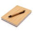 Bambusowy notatnik A5 z bambusowym długopisem brązowy P772.159 (1) thumbnail