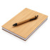 Bambusowy notatnik A5 z bambusowym długopisem brązowy P772.159 (1) thumbnail
