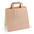 Torba papierowa 70g/m² 26x17x25cm Brązowy LT91630-N0051  thumbnail