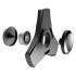 Aluminiowy mini Fidget Spinner Srebrny / grafitowy EG 028777 (3) thumbnail