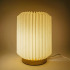 Coollux składana papierowa lampa LED Aurora na drewnianej podstawie, 22 cm Naturalny LT40725-N0094 (3) thumbnail