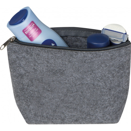 Kosmetyczka z filcu RPET CREMONA Ciemnoszary 424977 (1)