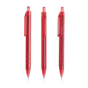 Plastikowy trójkątny długopis / Triplast Dark Red