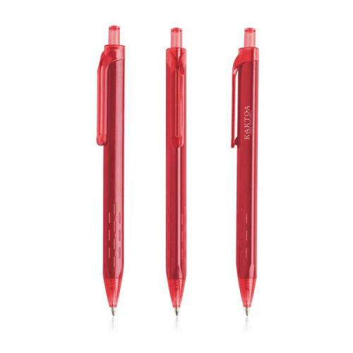 Plastikowy trójkątny długopis / Triplast Dark Red IP13159253 