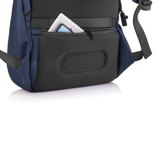 Bobby Soft, plecak na laptopa 15,6", chroniący przed kieszonkowcami, wykonany z RPET granatowy V0998-04 (8)