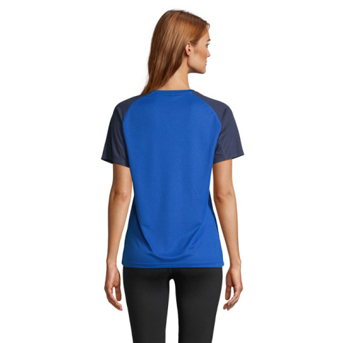 VORTEX WOMEN RAGLAN T-SHIRT French Navy/Royal Blue S04788-ET-S (1)