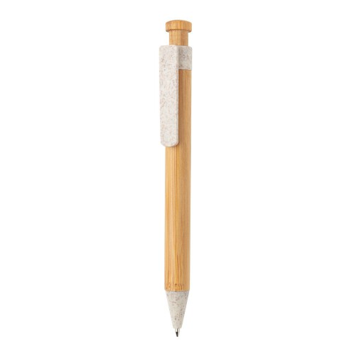 Bambusowy długopis biały P610.543 