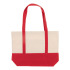 Torba plażowa płótno bawełniane OEKO-TEX® 280g/m² 42x10x30cm Czerwony LT95247-N0021 (1) thumbnail