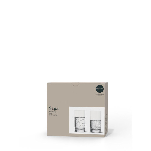 Szklanka wysoka SAGA GLASS 2-szt, transparentny Default 5018267- (7)