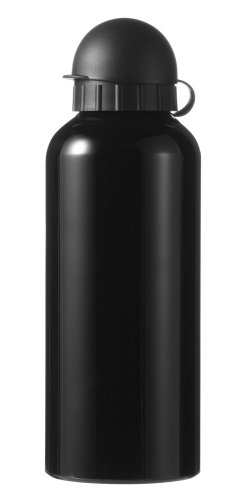 Bidon, butelka sportowa 650 ml czarny V4540-03 