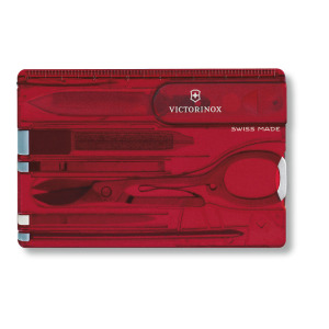 SwissCard Classic czerwony transparentny czerwony