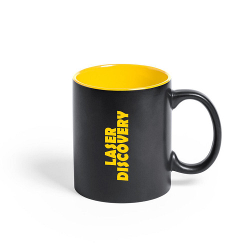 Kubek ceramiczny 350 ml żółty V8925-08 (2)