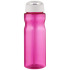 Bidon H2O Base® o pojemności 650 ml z wieczkiem z słomką Magenta 21004945 (2) thumbnail