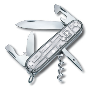 Scyzoryk Spartan silvertech transparentny Victorinox Przeźroczysty