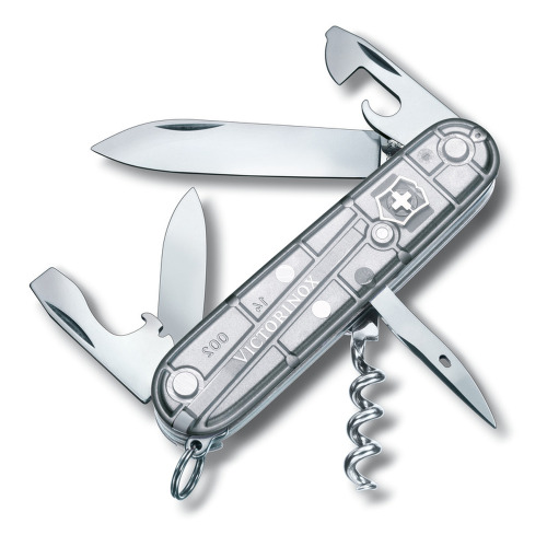 Scyzoryk Spartan silvertech transparentny Victorinox Przeźroczysty 13603T766 