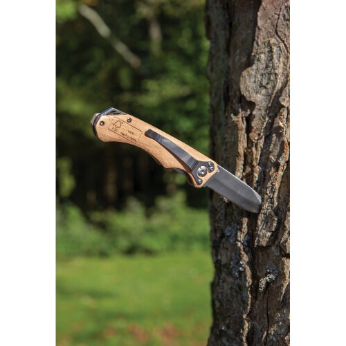 Drewniany nóż składany, scyzoryk brązowy P414.059 (7)