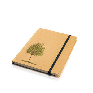 Notes A6 ekologiczny z tektury / Craft A6 Czarny