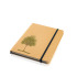 Notes A6 ekologiczny z tektury / Craft A6 Czarny IP25056811  thumbnail