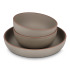 Zestaw do serwowania InSideOut 3-częściowy Runa, wykonany z R-PET Taupe LT57310-N0058  thumbnail