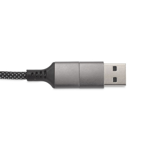 Magnetyczny kabel do ładowania ALEKSA Srebrny 09184-14 (4)