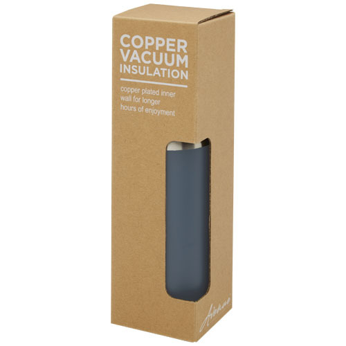 Hulan miedziana, próżniowo izolowana butelka o pojemności 540 ml z bambusową pokrywką Bladoniebieski 10066750 (4)