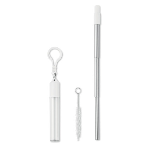 Słomka teleskopowa Biały MO9680-06 (1)