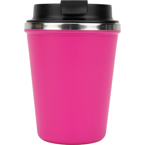 Kubek termiczny 350 ml z powłoką z recyklingu METODY Różowy 8496211 (3)