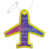 RFX™ reflective odblaskowa zawieszka z PVC, samolot Neonowy żółty 1PR08013 (1) thumbnail
