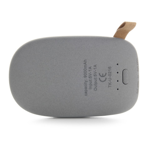 Power Bank KAMIEŃ Szary EG 021607 9000 (1)