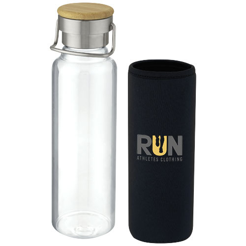 Szklana butelka Thor o pojemności 660 ml z neoprenowym pokrowcem Czarny 10069690 (3)