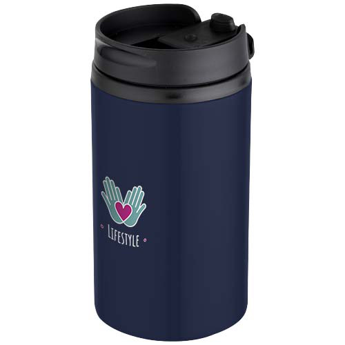 Mojave izolowany kubek o pojemności 300 ml ze stali nierdzewnej pochodzącej z recyklingu z certyfikatem RCS Granatowy 10076255 (1)
