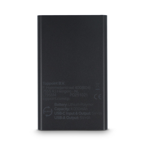 Enera Powerbank USB-C 4000 mAh R-AL Czarny LT95514-N0002 (4)