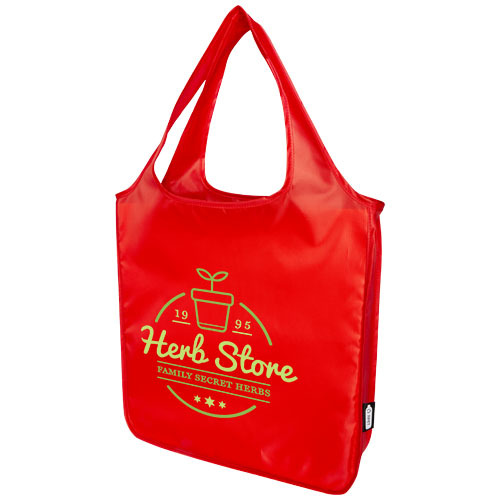 Duża torba Ash z plastku PET z recyklingu i certyfikatem GRS Czerwony 12061421 (1)