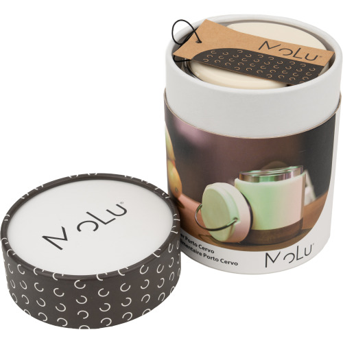 Lunch box termiczny stalowy z recyklingu PORTO CERVO MoLu 400 ml Biały 398306 (10)
