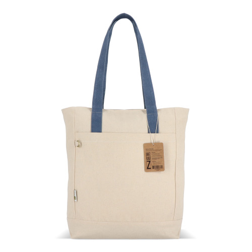 Torba Canvas InSideOut Reuuz 33 x 42 x 10 cm Ecru / niebieskoszary LT57116-N5465 (6)