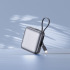 Nova Powerbank 22,5 W Power Delivery z wbudowanymi kablami 10 000 mAh Ciemnoszary LT95515-N0060 (1) thumbnail