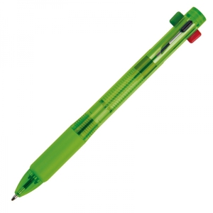 Długopis plastikowy 4w1 NEAPEL jasnozielony