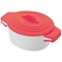 Pojemnik porcelanowy z silikonową przykrywką DELHI czerwony 889405 (1) thumbnail