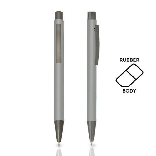 Długopis metalowy aluminiowy soft touch / Rupen Srebrny IP13148790 