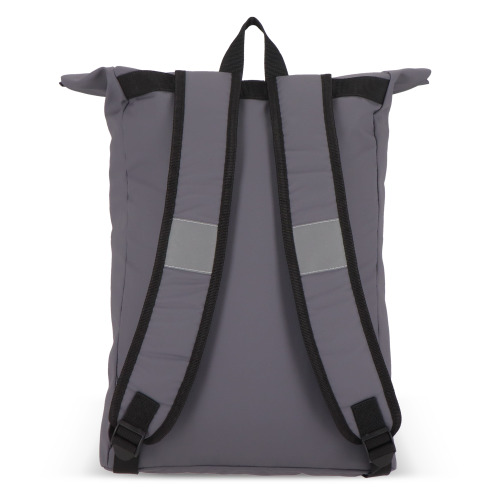 Powlekany PU plecak R-PET 600D o pojemności 20 l Szary LT95357-N0061 (4)