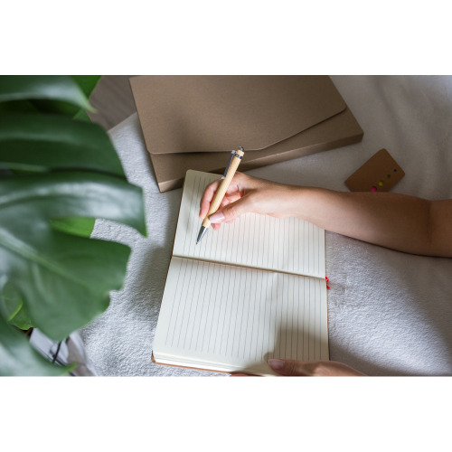 Bambusowy długopis | Vihaan Czarny V1336-03 (1)