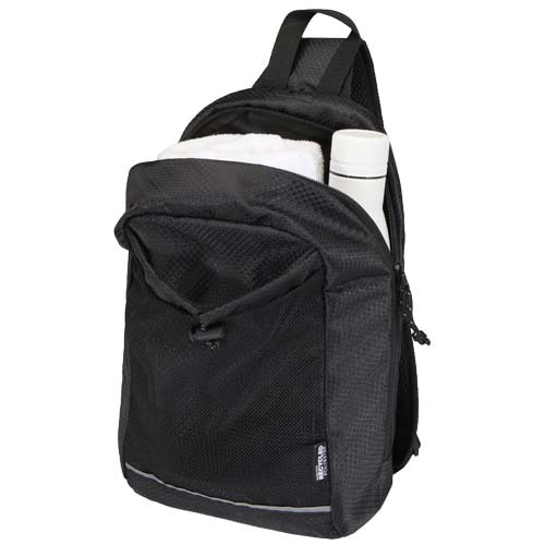 Nomad torba typu crossbody z systemem nawadniającym z certyfikatem GRS z recyklingu o pojemności 6 l Czarny 13010190 (4)